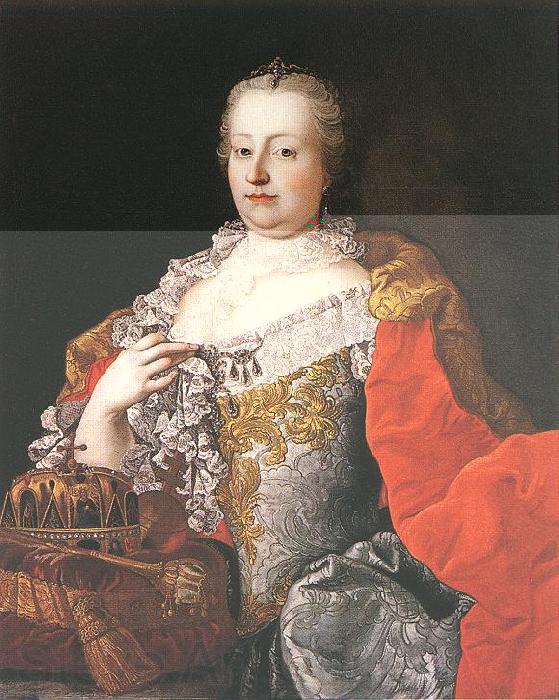 MEYTENS, Martin van Queen Maria Theresia sg Spain oil painting art